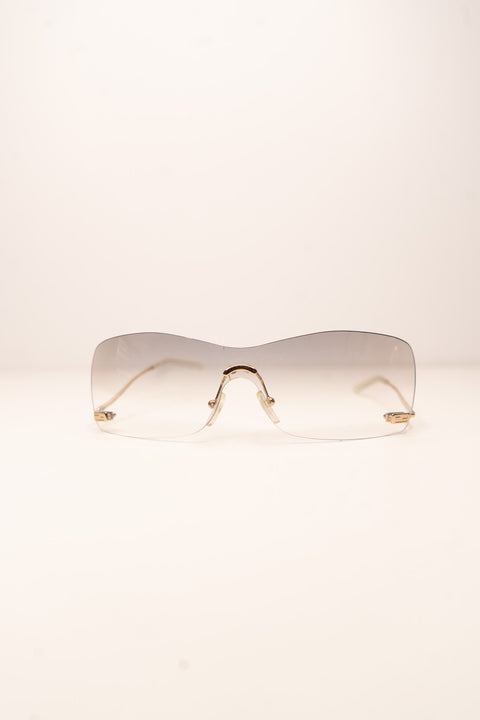 Fendi Transparent Golden Glasses