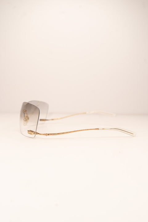 Fendi Transparent Golden Glasses