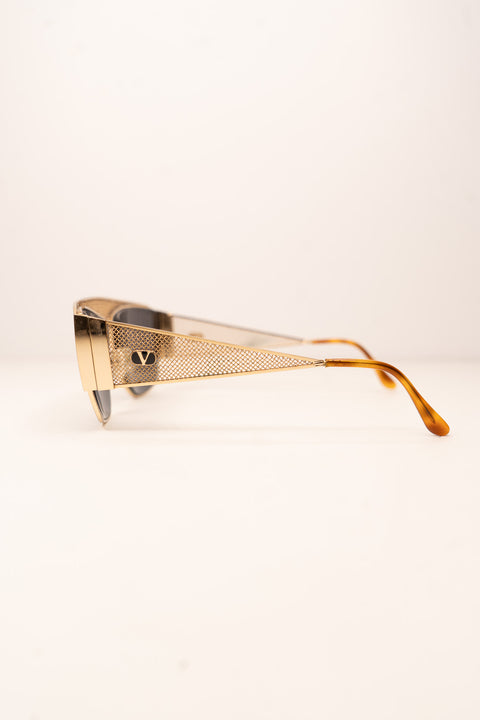 Valentino Gold Sunglasses