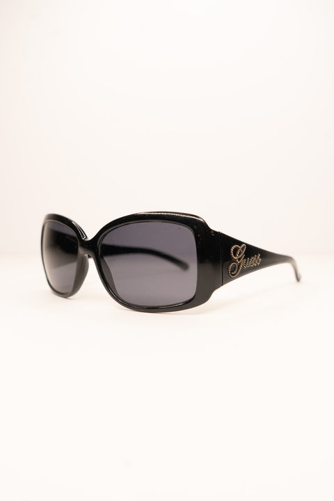Guess Black Oversized Sunglasses