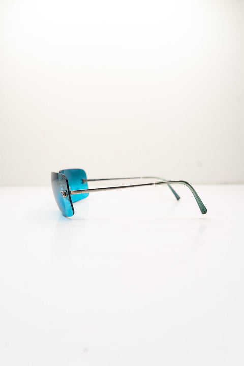 Chanel Blue Turquoise Sunglasses