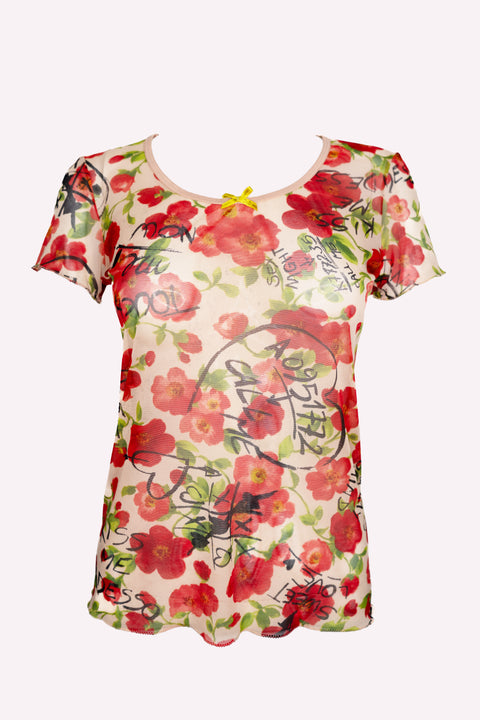 Dolce&Gabbana Mesh Coquelicot