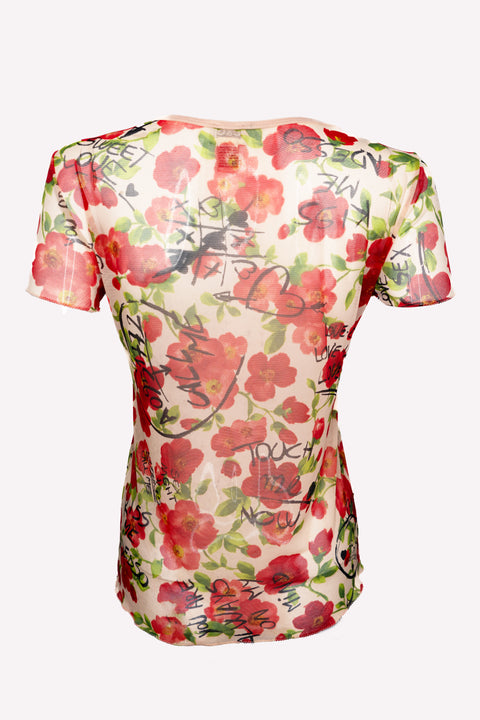 Dolce&Gabbana Mesh Coquelicot