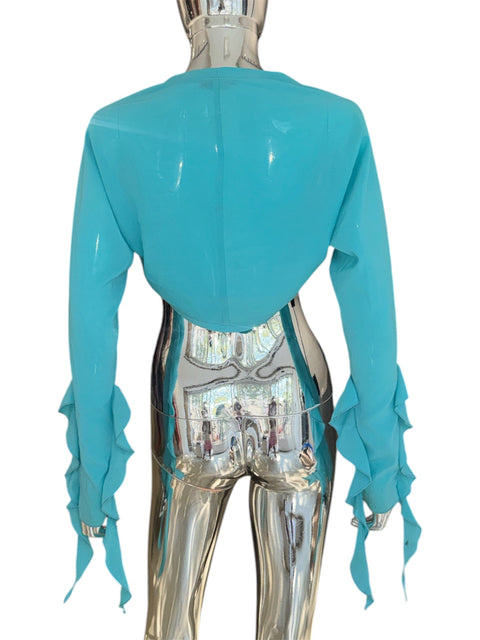 Coconuda Turquoise Ruffled Boléro