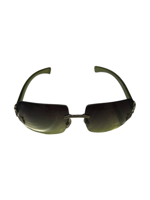 Chanel Green Ombre Sunglasses