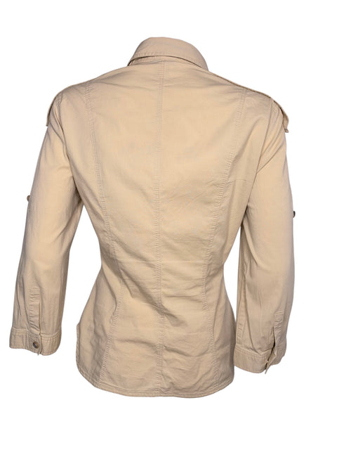 Dolce & Gabbana Beige Safari Shirt