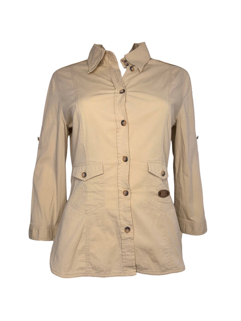 Dolce & Gabbana Beige Safari Shirt
