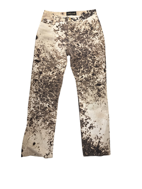 Roberto Cavalli Cow Print