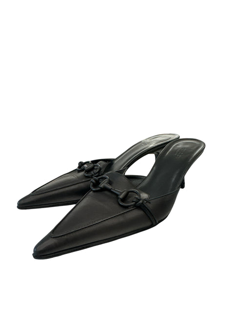 Gucci Full Black Heels T.40