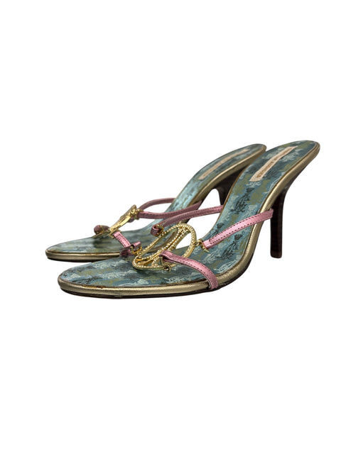 Christian Audigier Blue Heels