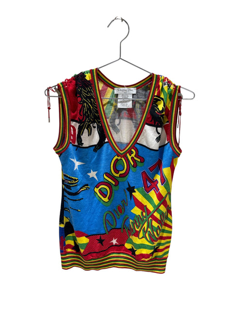 Christian Dior Rasta Tank Top