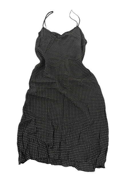 Vintage Long Dot Print Dress