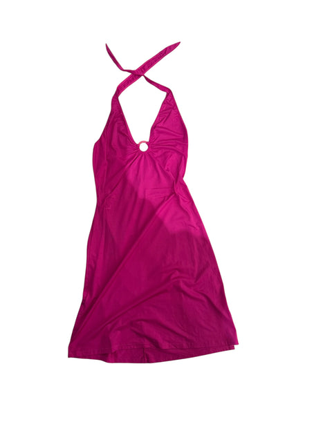 Liberti Pink Backless Mini Dress