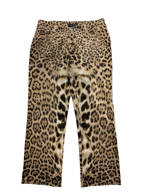 Roberto Cavalli Leo Print Pant