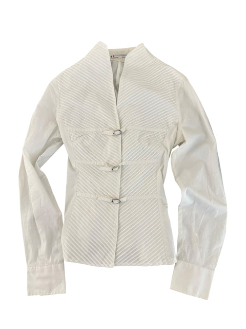 Nara Camiche White Fitted Shirt