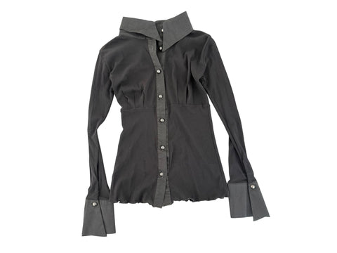 Nexx Fitted Black Mesh Shirt