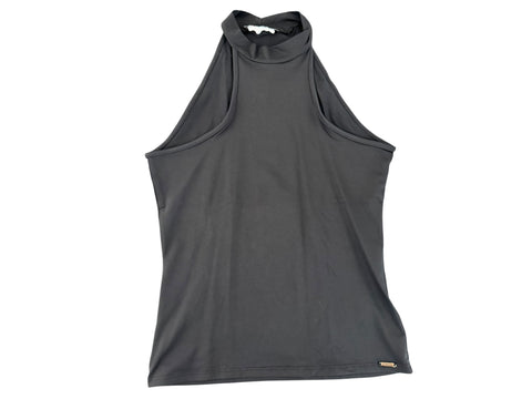 Morgan Hight Collar Black Top