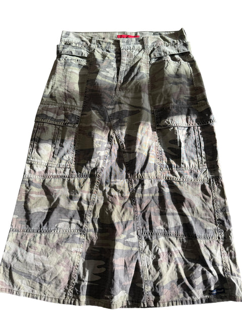 Pacific Trail Camo Long Cargo Skirt