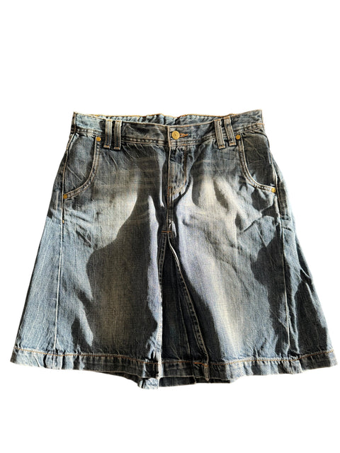 Levi's Blue Denim Mid Skirt