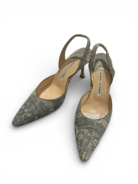Manolo Blahnik Phyton Heels