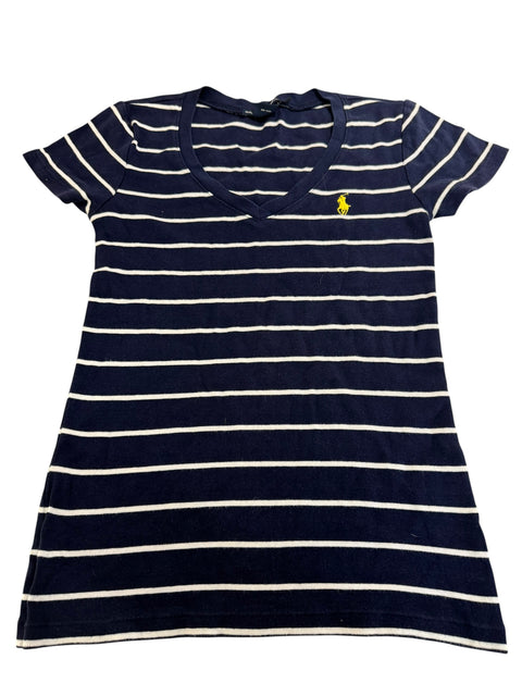 Ralph Lauren Striped Navy Blue T-Shirt