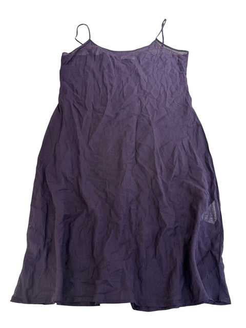Max&Co Purple Coton Transparent Dress