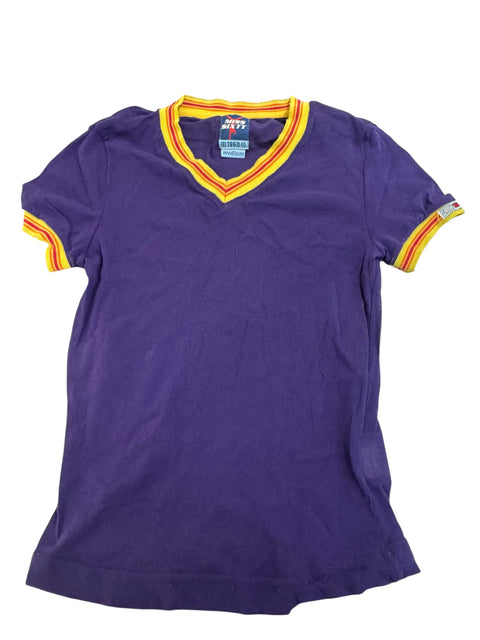 Miss Sixty Mesh Purple Yellow T-shirt