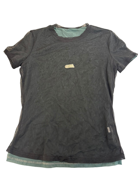 Guess Mesh Green&Black T-Shirt
