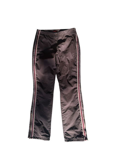 Vintage Brown Striped Sporty Pant