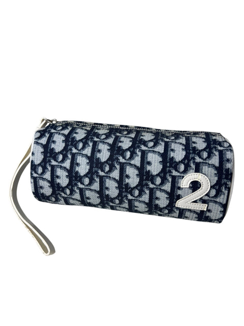Christian Dior Trotter Navy PVC Pouch