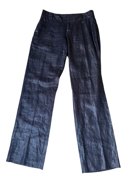 Motivi Black Silver Fluid Pant