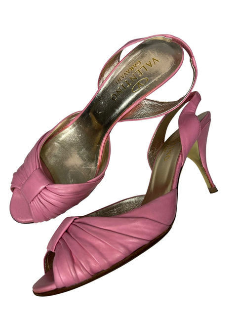 Valentino Pink Leather Heels