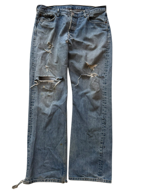 Levi's Blue Torn Jeans Pant
