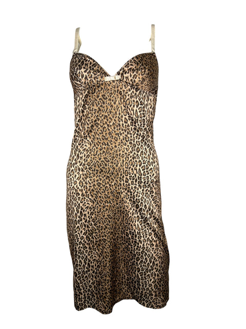 Dolce & Gabbana Silk Leopard Print Dress