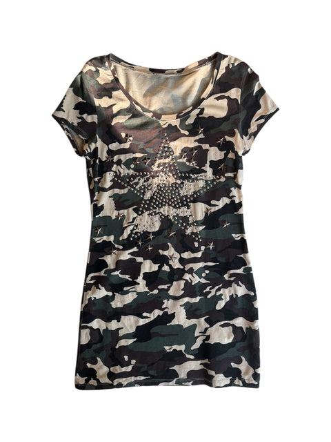 Vintage Camo Star Studs T-Shirt