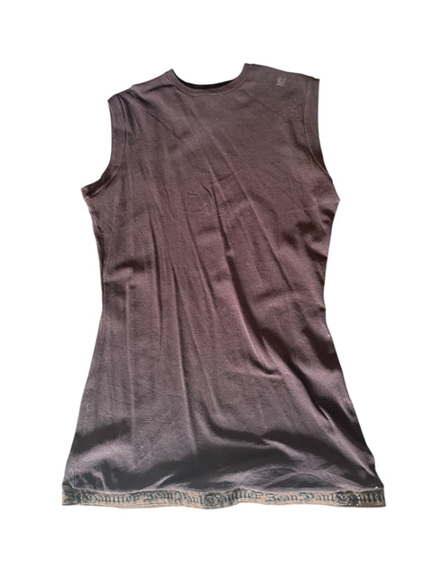 JPG Brown Mesh Tank Top