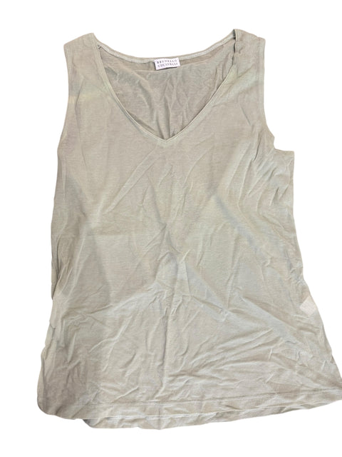 Brunello Cucinelli Green Cotton Tank Top