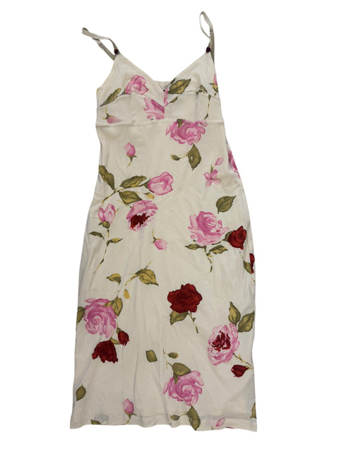 Kookai Ecru Floral Print Long Dress