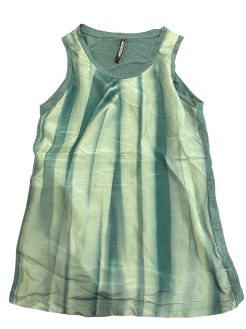 Neil Barrett Green Silk/Wool Tank Top