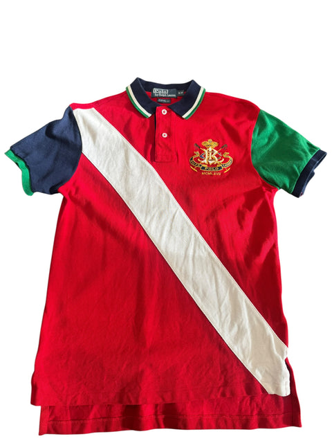 Ralph Lauren Red White Stripe Polo