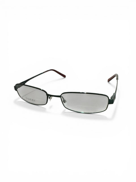Gucci Green&Red Metal Bayonetta Glasses