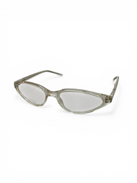 Gucci Cat Eye Transparent Bayonetta Glasses