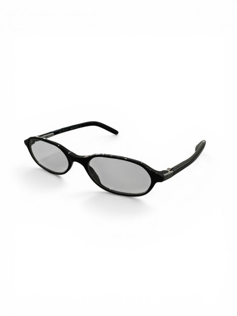 Gucci Black Oval Bayonetta Glasses