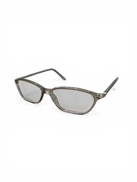 Gucci Grey Transparent G Temple Bayonettas Glasses