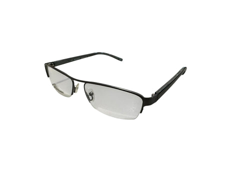 YSL Black Metal Half-Rim Glasses