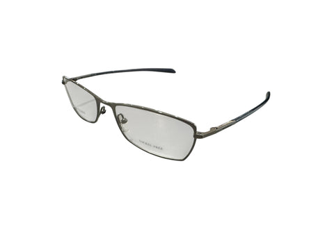 YSL Silver Navy Blue Temple Bayonettas Glasses