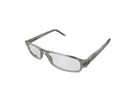 YSL Full Transparent Silver Detail Bayonettes Glasses