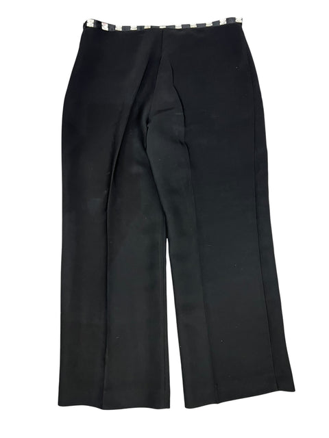 Blumarine Black Rhinestone Belt Large Pant