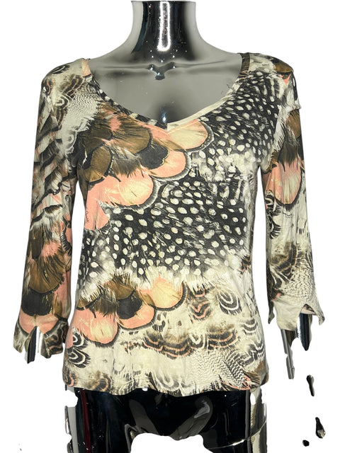 Roberto Cavalli Animal Print Top