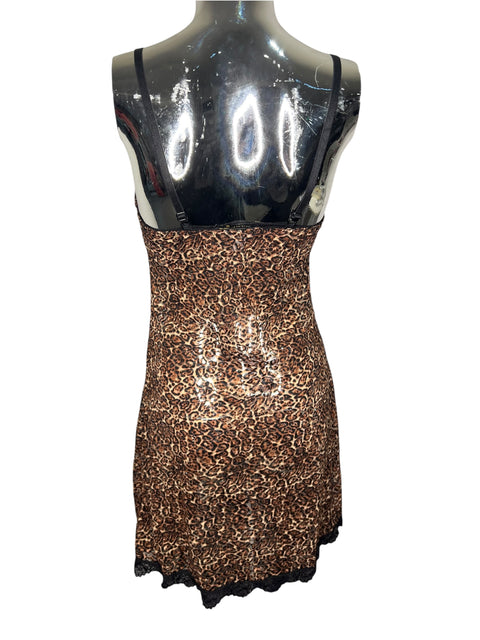 Roberto Cavalli Leopard Lace Dress